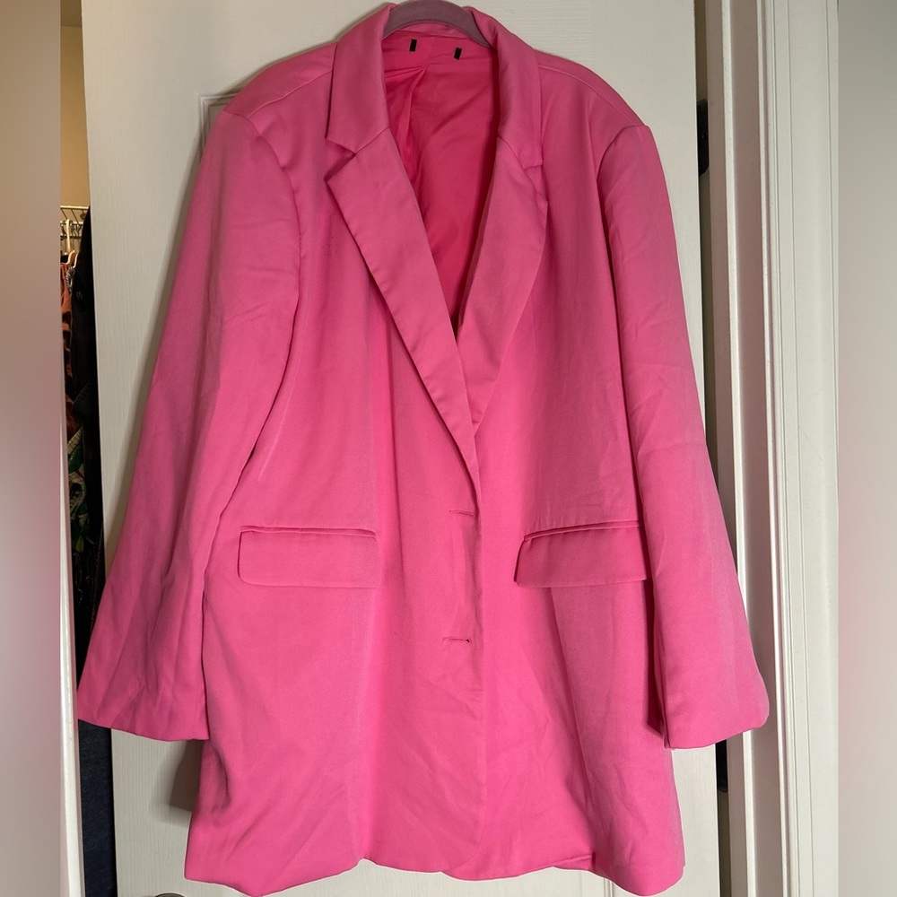 SHEIN hot pink blazer 3XL VGUC
